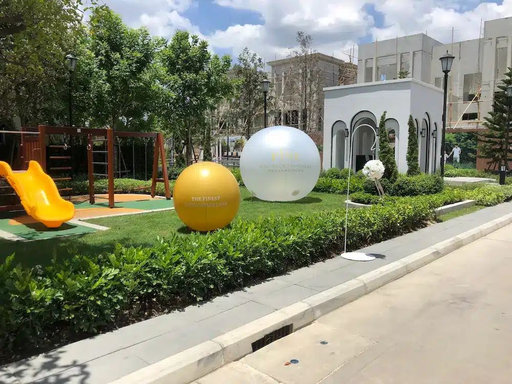 บอลลูนโฆษณา ผลงานติดตั้งจริงโดย BalloonWork 12