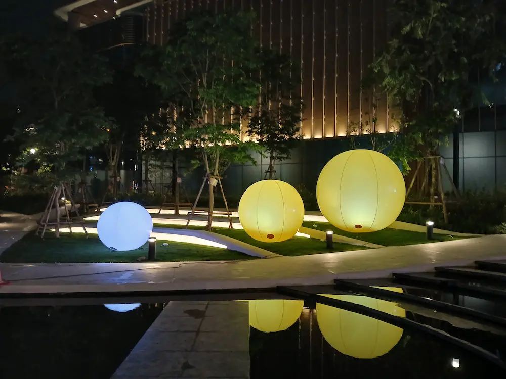 บอลลูนโฆษณา ผลงานติดตั้งจริงโดย BalloonWork 2