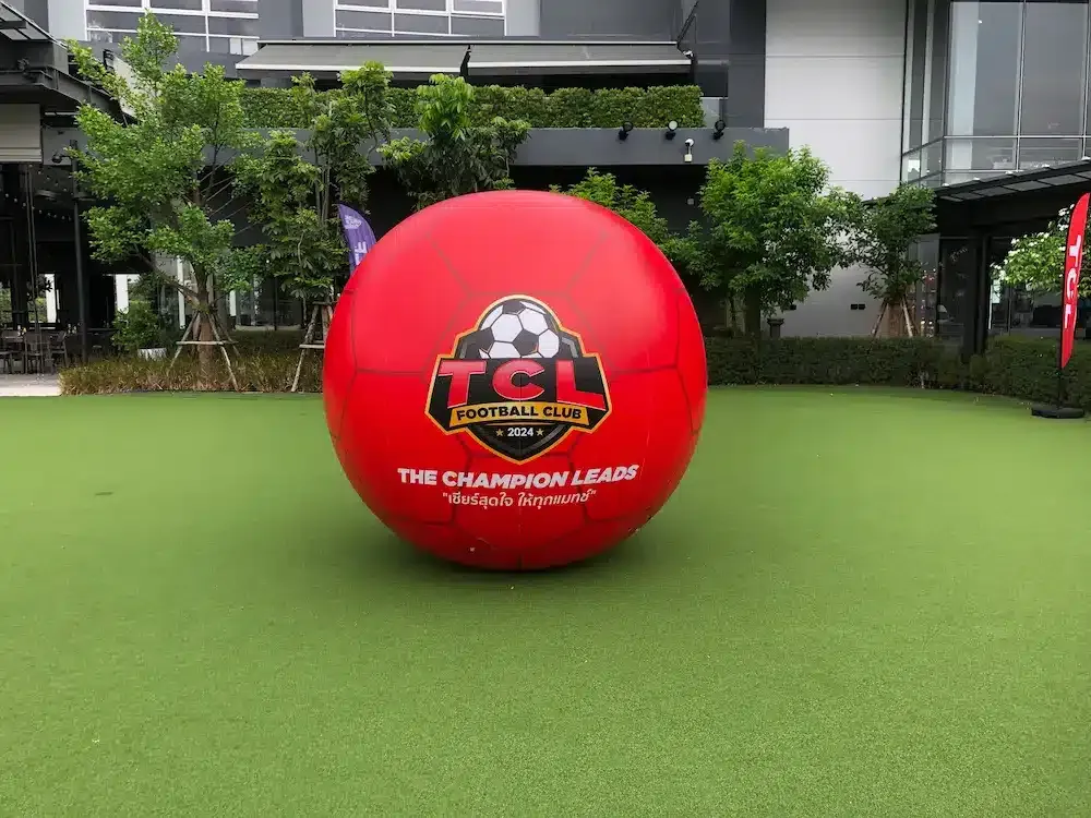 บอลลูนโฆษณา ผลงานติดตั้งจริงโดย BalloonWork 23