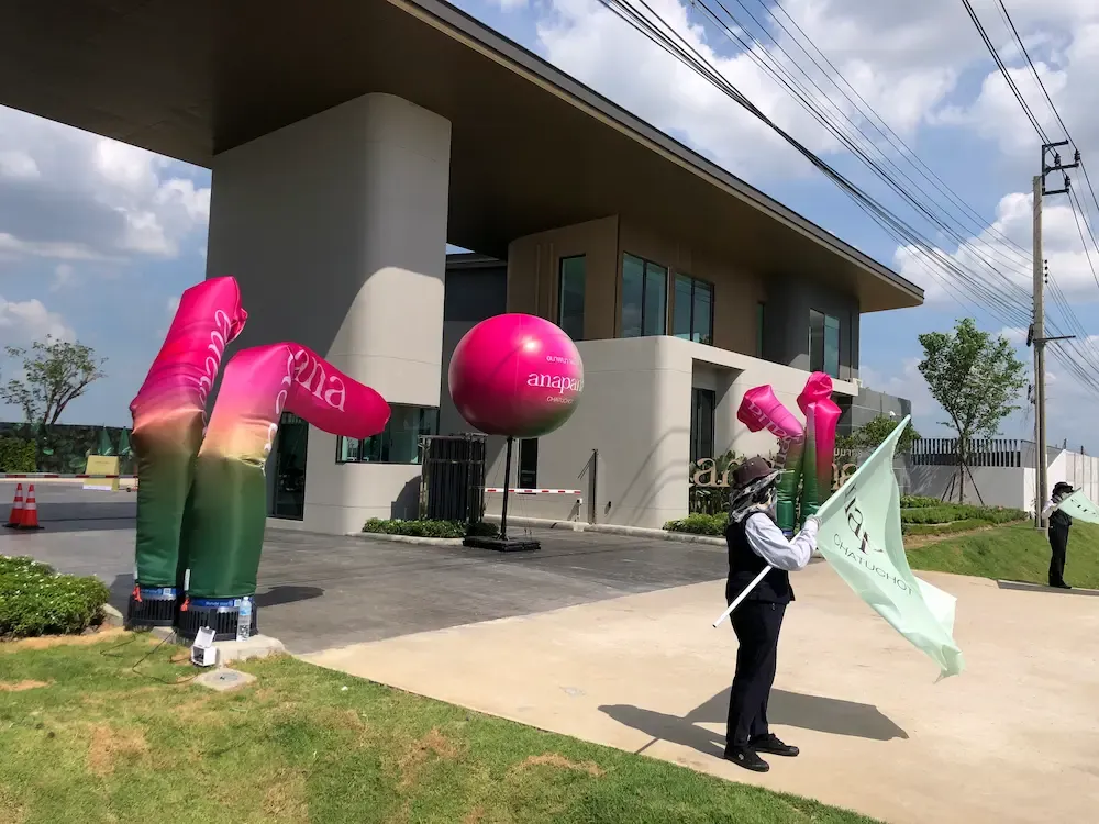 บอลลูนโฆษณา ผลงานติดตั้งจริงโดย BalloonWork 25