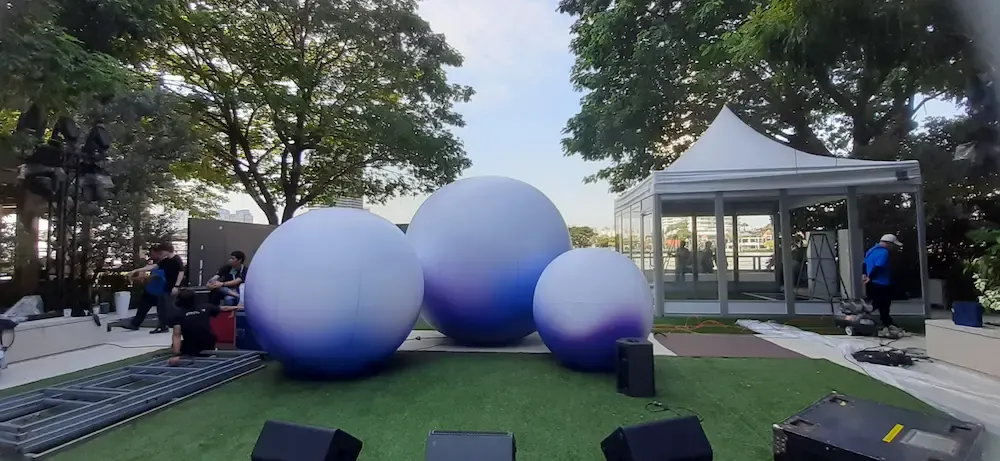 บอลลูนโฆษณา ผลงานติดตั้งจริงโดย BalloonWork 32