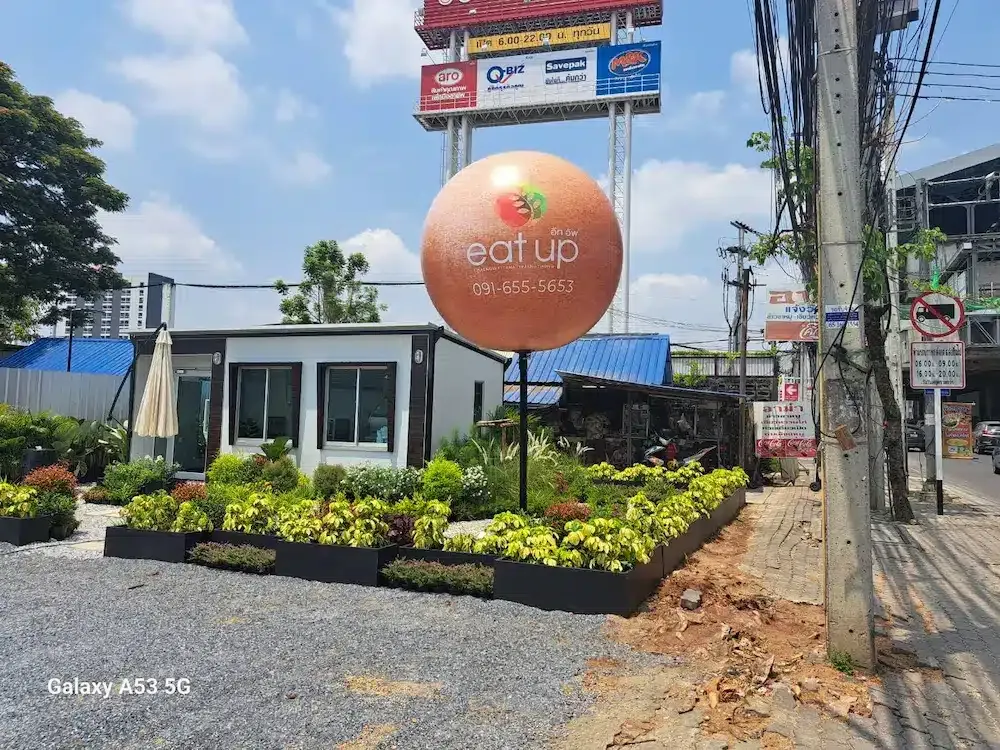 บอลลูนโฆษณา ผลงานติดตั้งจริงโดย BalloonWork 33