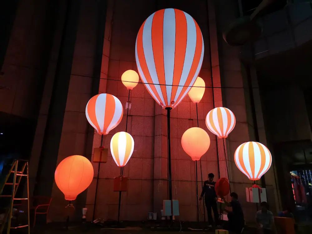 บอลลูนโฆษณา ผลงานติดตั้งจริงโดย BalloonWork 5