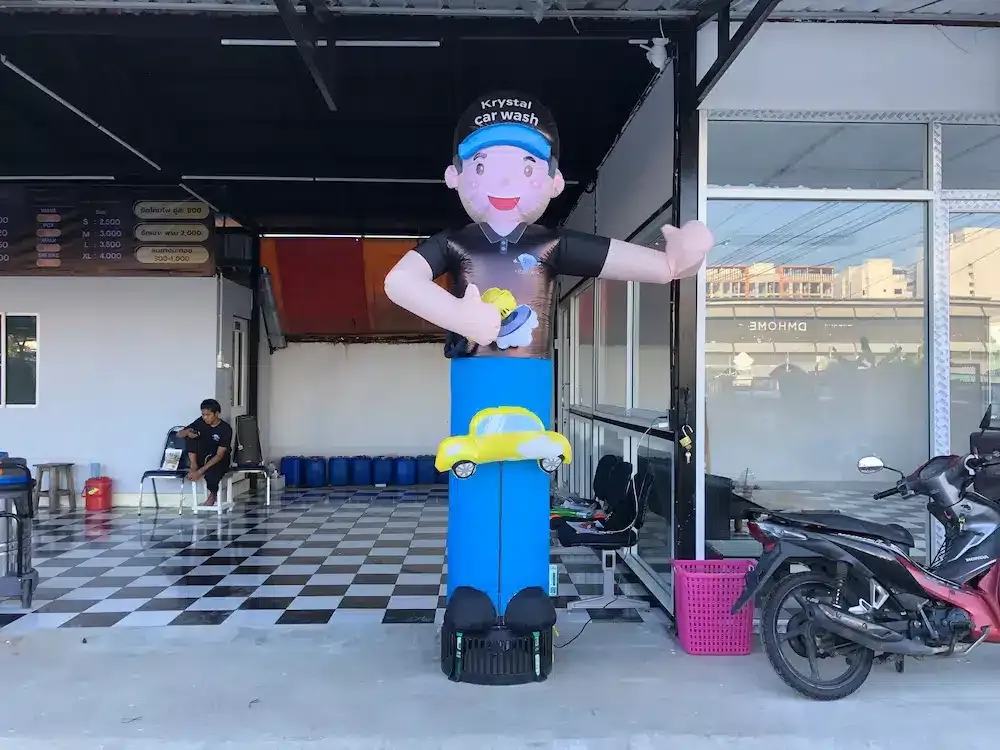 ตุ๊กตาโบก ผลงานติดตั้งจริงโดย BalloonWork 25