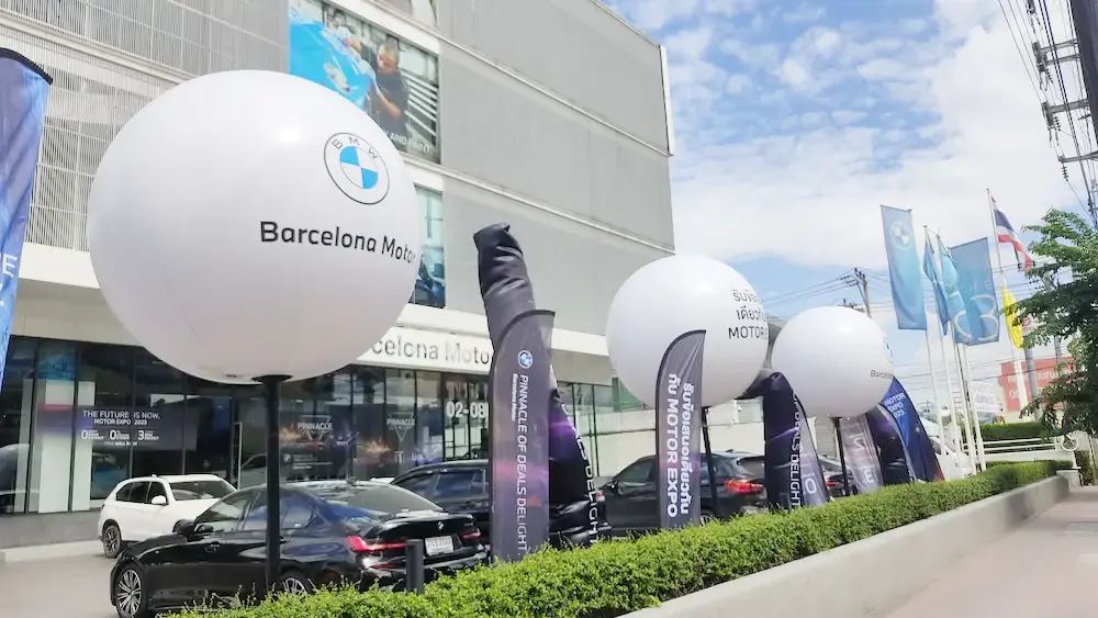 บอลลูนวางพื้น / ขาตั้ง ผลงานติดตั้งจริงโดย BalloonWork 10