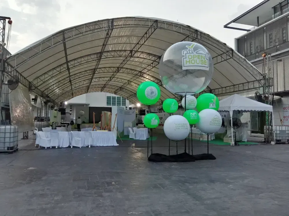 บอลลูนวางพื้น / ขาตั้ง ผลงานติดตั้งจริงโดย BalloonWork 19