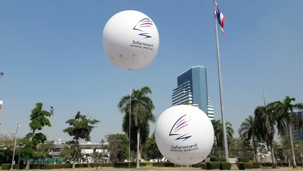 บอลลูนอัดแก๊สลอยฟ้า ผลงานติดตั้งจริงโดย BalloonWork 11