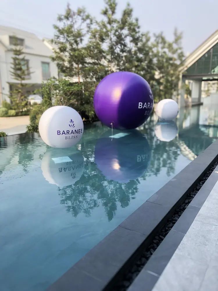 บอลลูนลอยน้ำ ผลงานติดตั้งจริงโดย BalloonWork 6