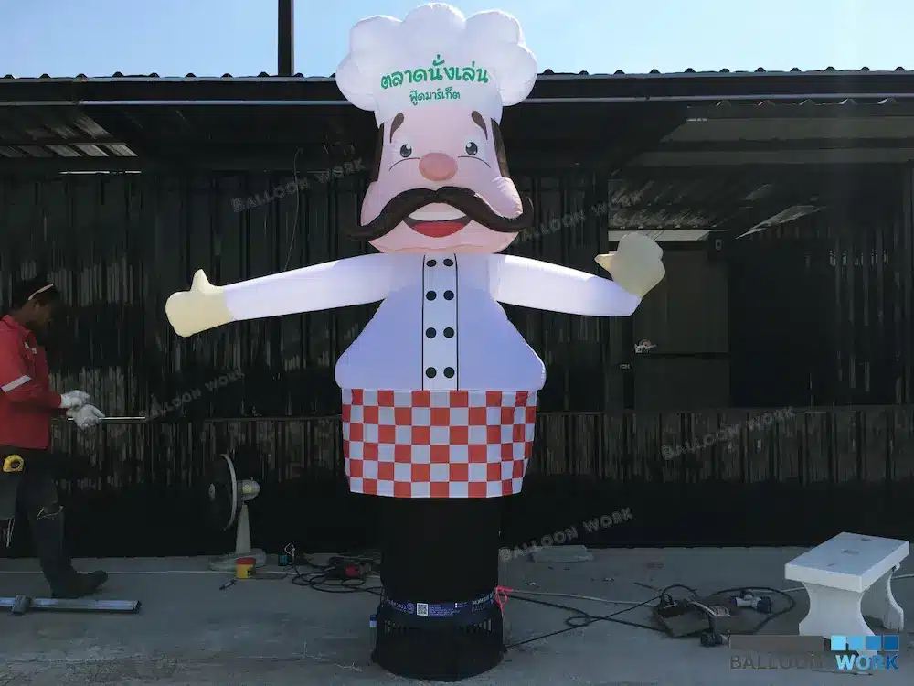 เครื่องเป่าลมสกายทูปและพัดลม ผลงานติดตั้งจริงโดย BalloonWork 4