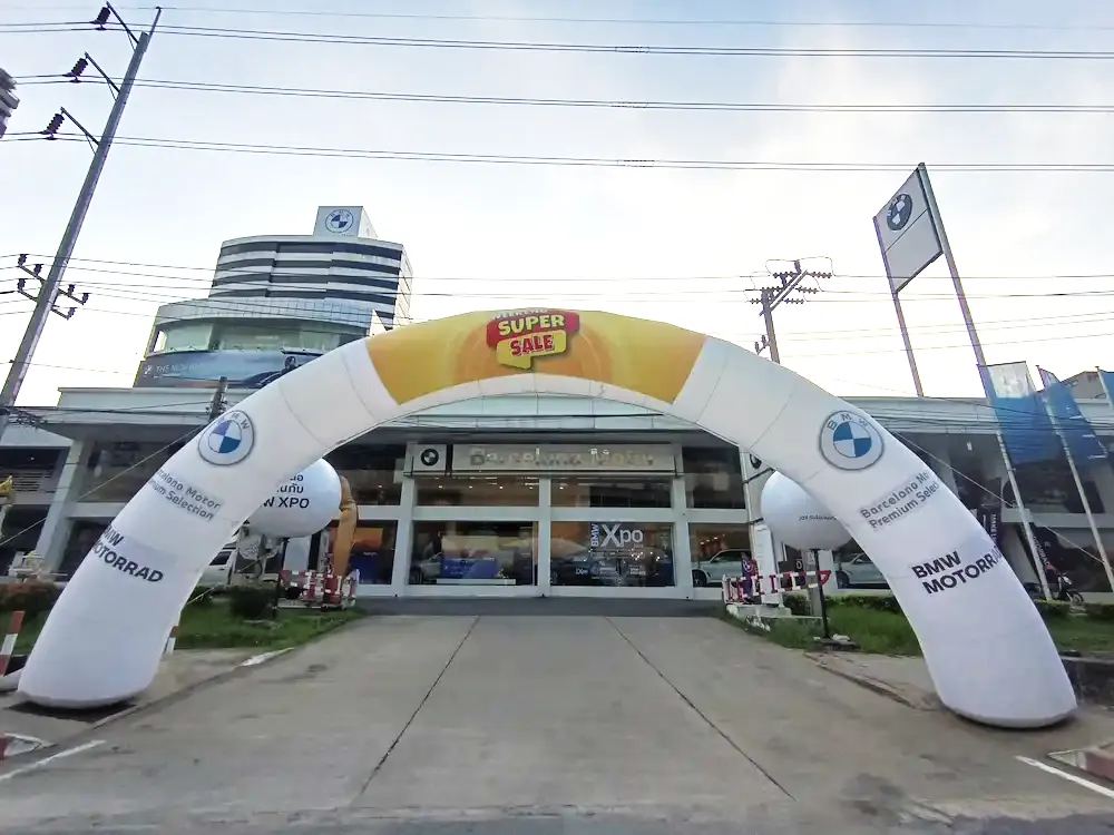 ซุ้มพองลม ผลงานติดตั้งจริงโดย BalloonWork 13