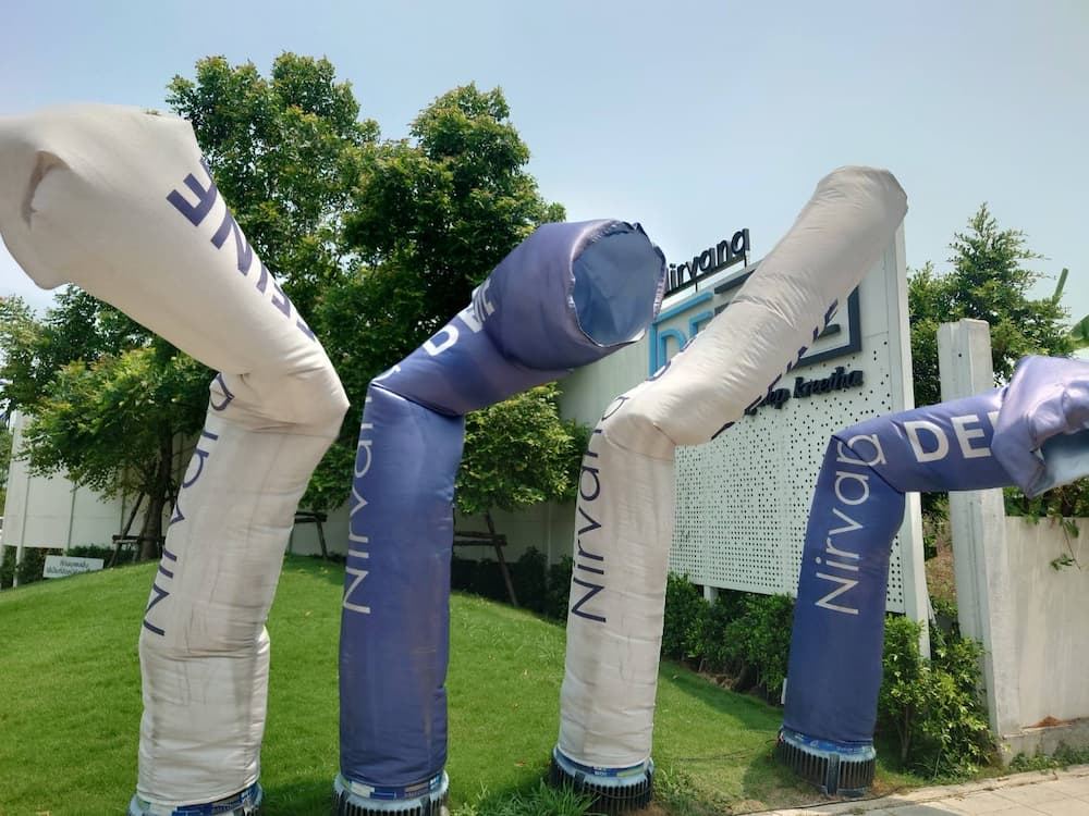 สกายทูป / ท่อผ้า ผลงานติดตั้งจริงโดย BalloonWork 6
