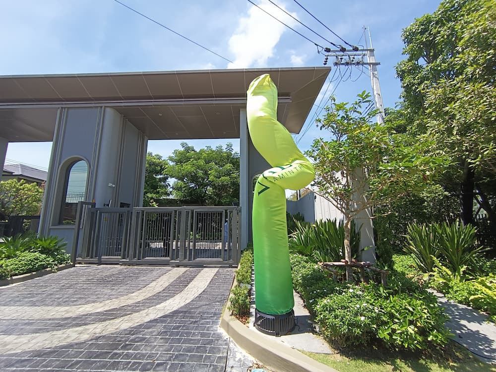 สกายทูป / ท่อผ้า ผลงานติดตั้งจริงโดย BalloonWork 7